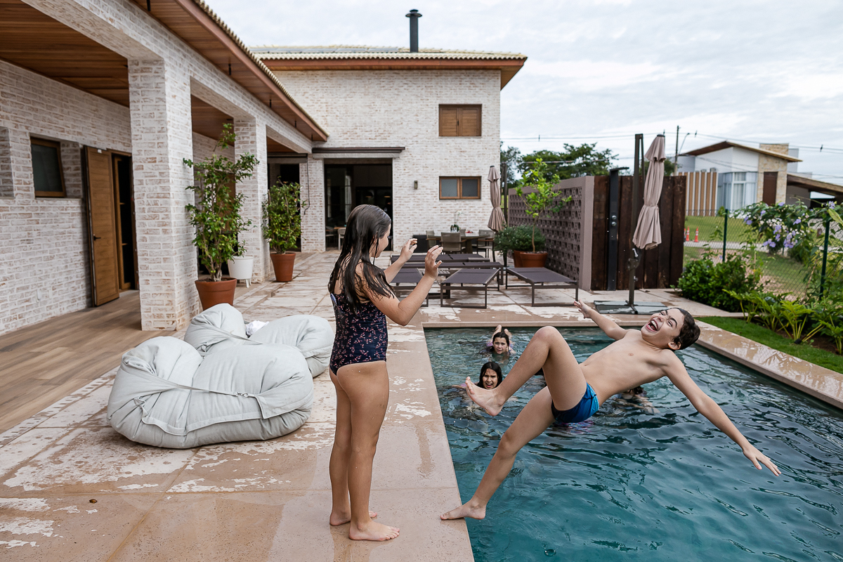 fotografias do aniversário de 10 anos da camilla no quintal de casa no condominio fazenda kurumin em itu sp