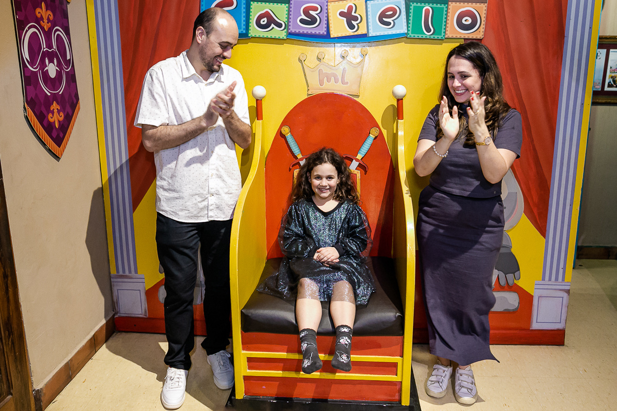 fotografias do aniversário de 7 anos da Lara com o tema hello kit no buffet miniland unidade tatuape em sao paulo sp