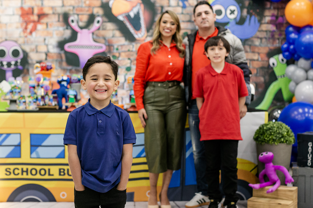 fotografias do aniversário de 5 anos do Felipe no buffet spasso kids no bairro do tatuape zona leste de sao paulo sp