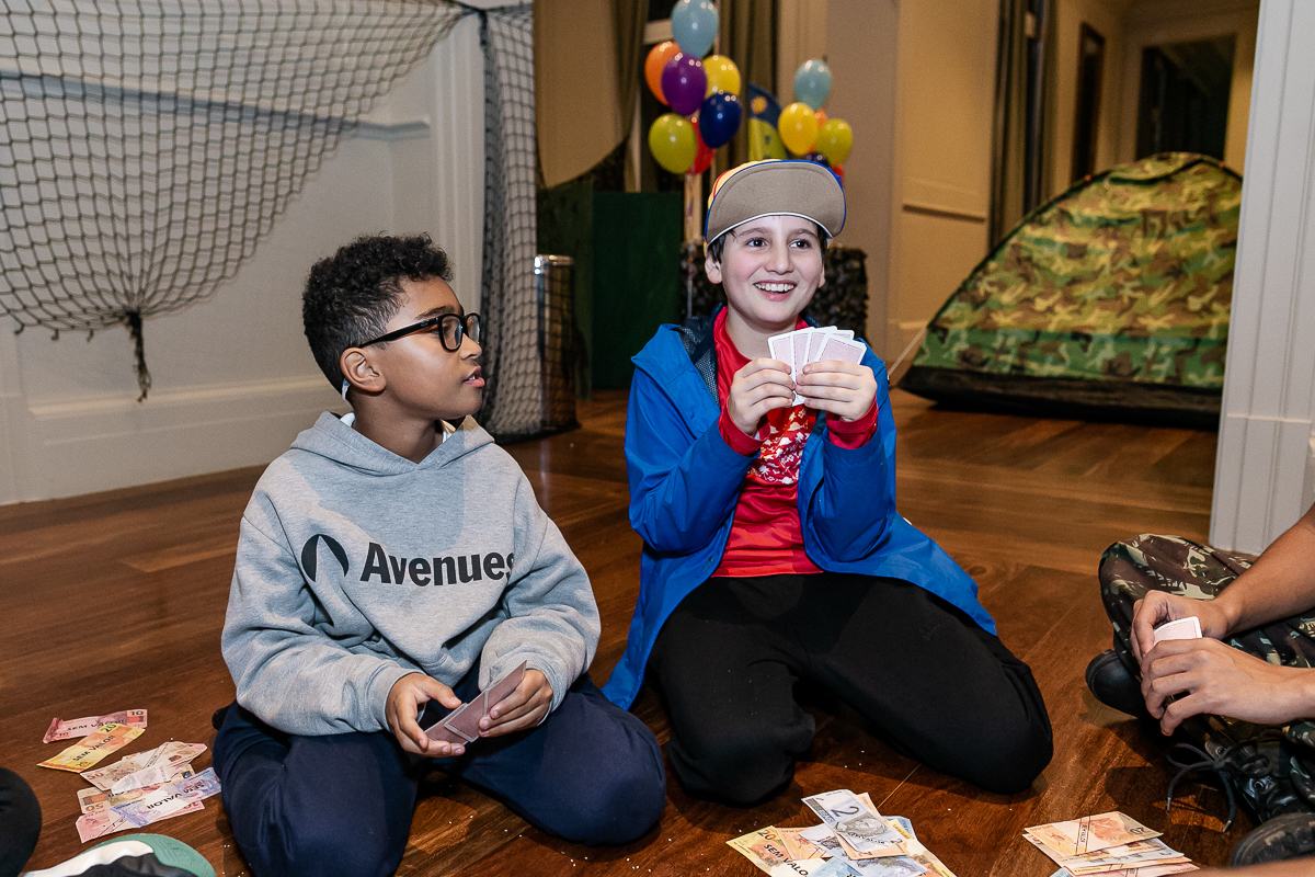 fotografias do aniversario de 10 anos do antonio no salao de festas do condominio com tema festa do pijama em sao paulo sp