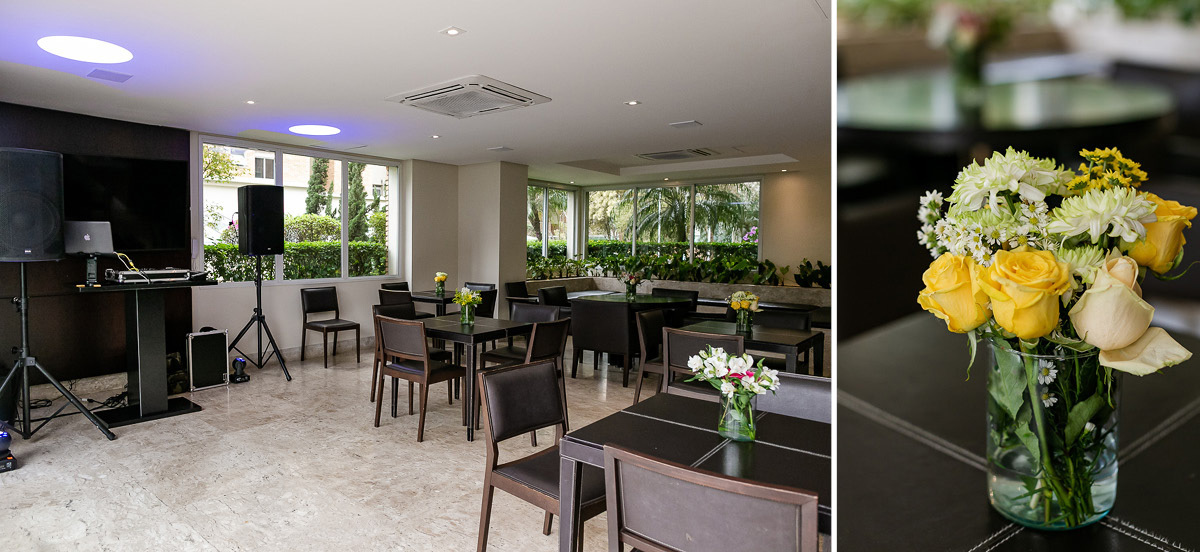 fotografias do aniversário de 58 anos da Rosa no salão de festas do condominio no bairro do brooklin zona sul de sao paulo sp