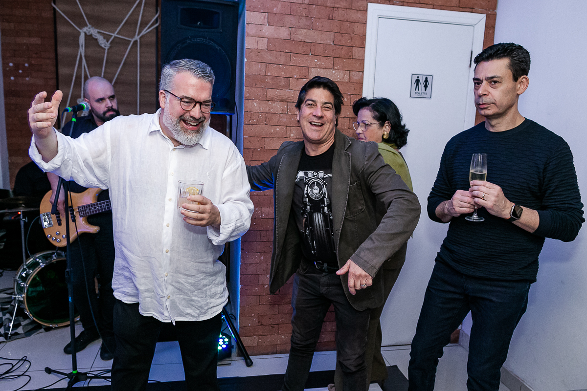 fotografias da festa de bodas de prata da ana e do beto no hygge restaurante na vila nova conceicao zona sul sao paulo sp