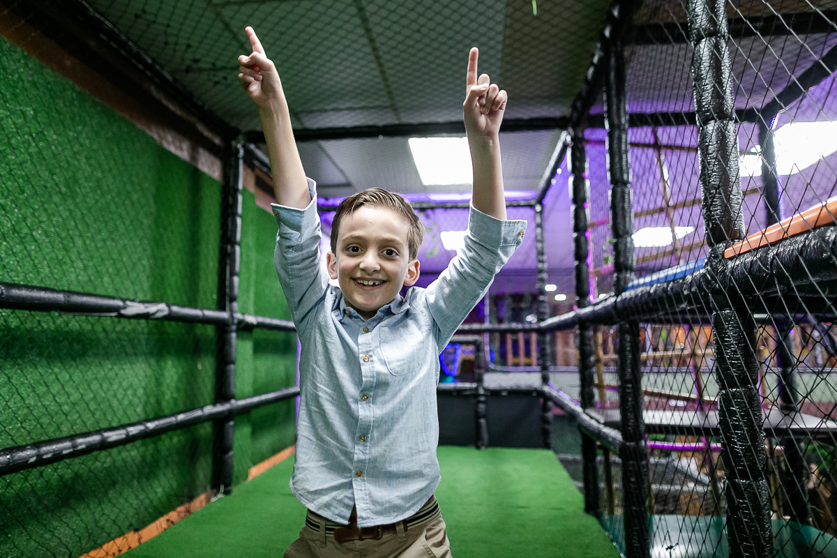 fotografias do aniversário de 8 anos do leonardo com o tema futebol no buffet villa safari em campestre santo andre sp