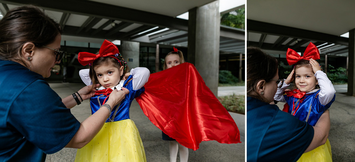 fotografias do aniversário de 4 anos da Liz com o tema branca de neve no condominio no brooklin zona sul sao paulo sp