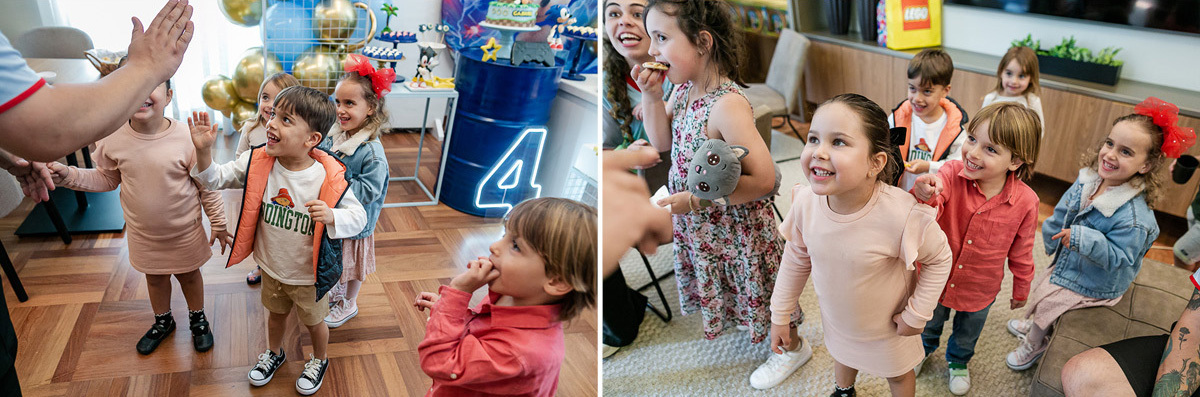 fotografias do aniversário de 4 anos do gabriel no salao de festas do condominio na vila uberabinha zona sul de sao paulo sp
