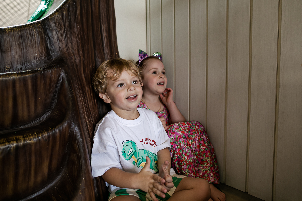 fotografias do aniversário de 3 anos do gabriel com o tema dinossauros no buffet espaço trilegria no morumbi zona sul de sao paulo sp