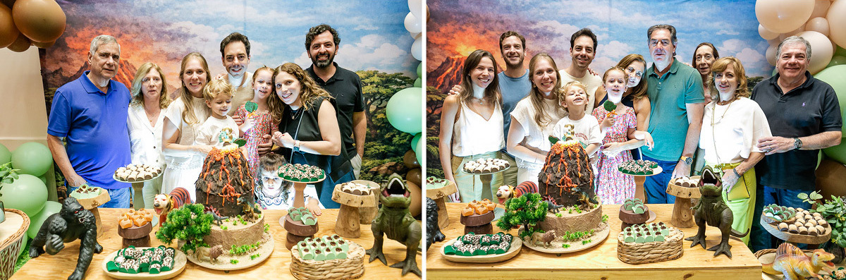 fotografias do aniversário de 3 anos do gabriel com o tema dinossauros no buffet espaço trilegria no morumbi zona sul de sao paulo sp