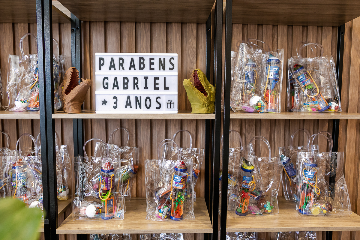 fotografias do aniversário de 3 anos do gabriel com o tema dinossauros no buffet espaço trilegria no morumbi zona sul de sao paulo sp