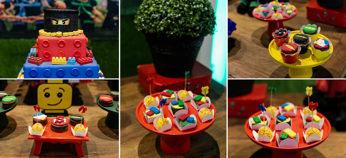 fotografias do aniversário de 8 anos do guilherme com o tema lego ninja no buffet villa pé de marmelo no belenzinho mooca zona leste de sao paulo sp