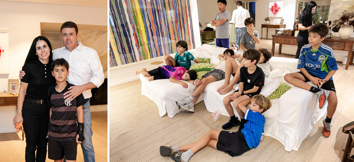 fotografias do aniversário de 11 anos do josé henrique no quintal de casa em são paulo sp