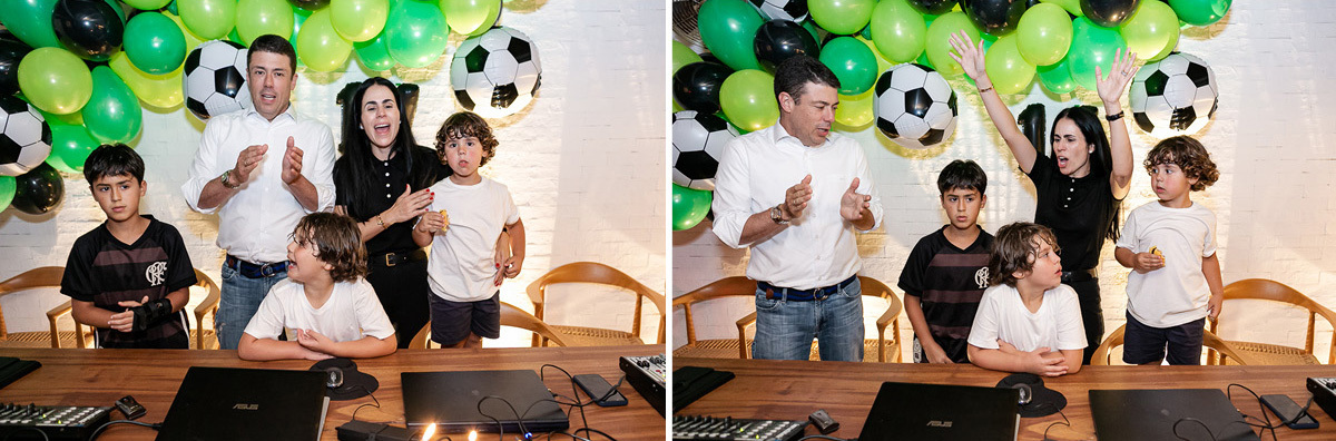 fotografias do aniversário de 11 anos do josé henrique no quintal de casa em são paulo sp
