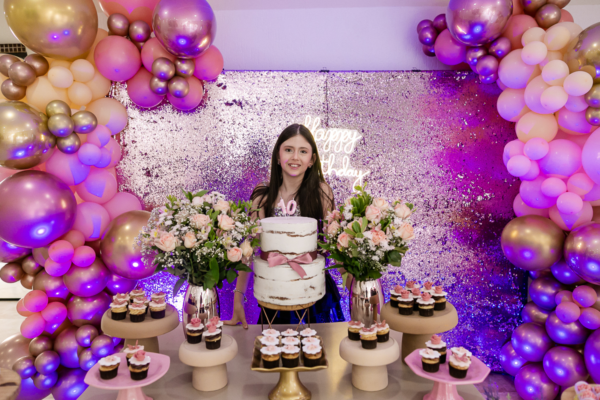 fotografias do aniversário de 10 anos da beatriz no salão de festas do prédio em santana zona norte de são paulo sp