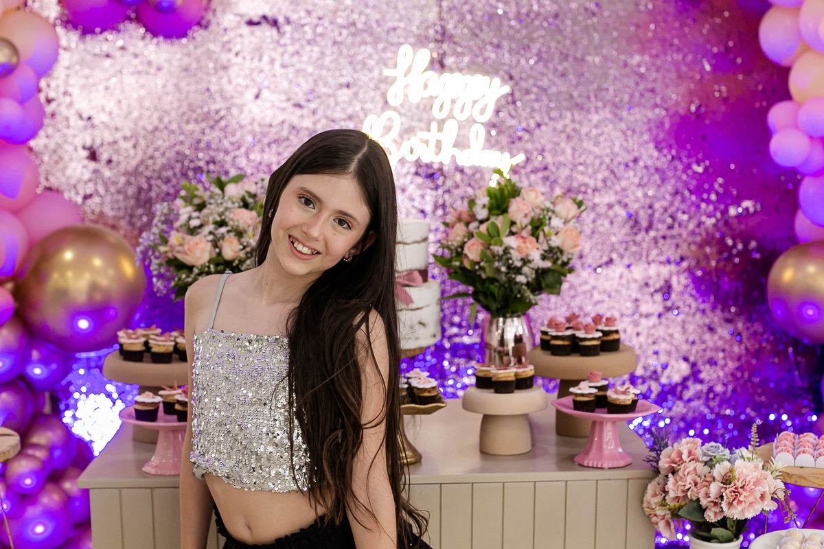 fotografias do aniversário de 10 anos da beatriz no salão de festas do prédio em santana zona norte de são paulo sp