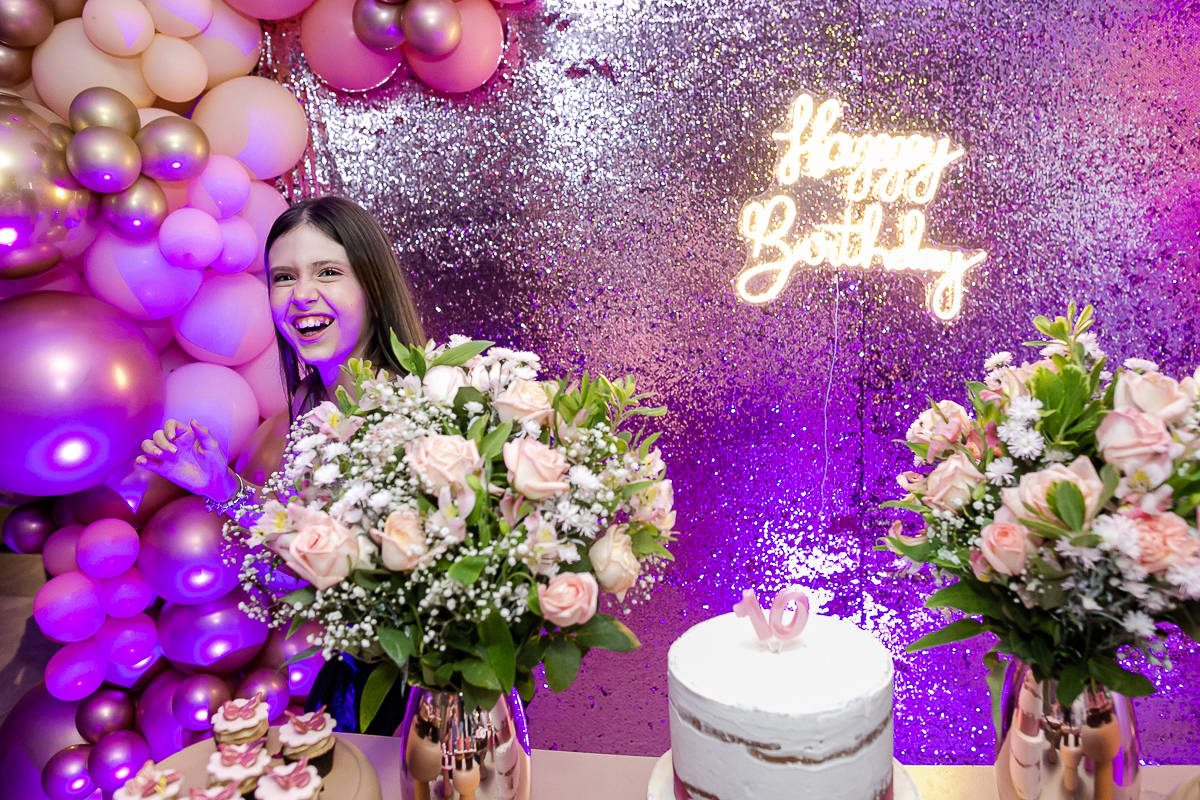 fotografias do aniversário de 10 anos da beatriz no salão de festas do prédio em santana zona norte de são paulo sp