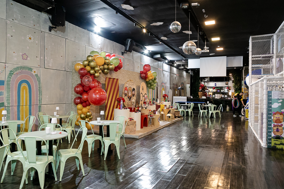 fotografias do aniversário de 5 anos da isabel com o tema harry potter no buffet atelie da vila localizado no bairro da vila olimpia zona sul de sao paulo sp