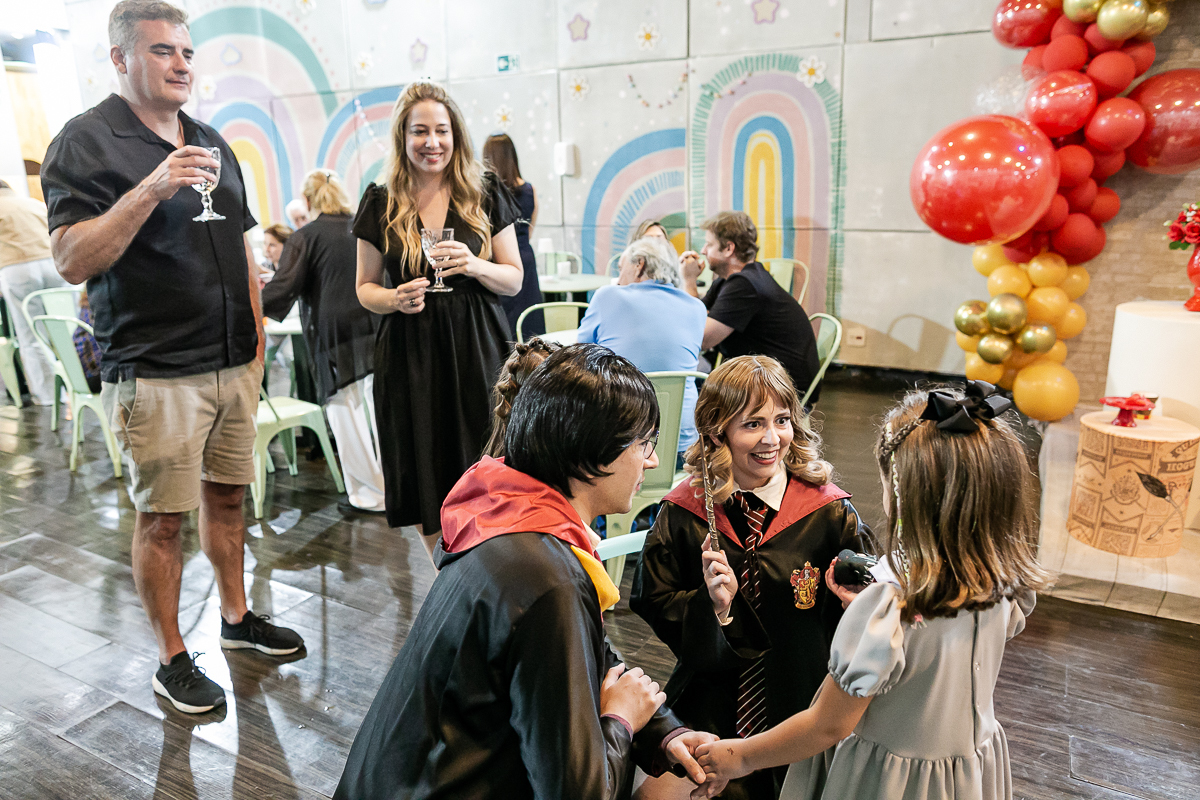 fotografias do aniversário de 5 anos da isabel com o tema harry potter no buffet atelie da vila localizado no bairro da vila olimpia zona sul de sao paulo sp