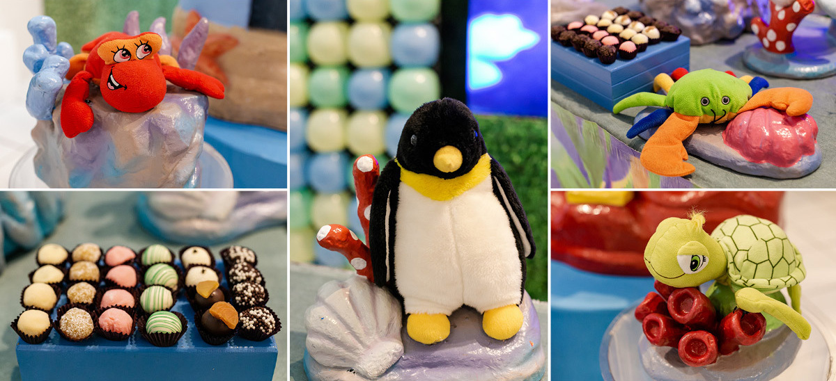 fotografias do aniversário de 2 anos do fernando com o tema fundo do mar no buffet bugui ugui localizado na vila mascote zona sul de sao paulo sp