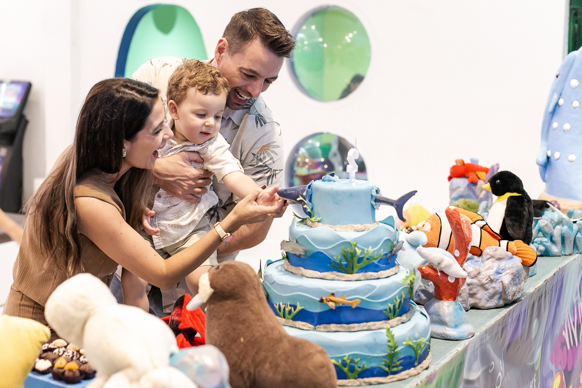 fotografias do aniversário de 2 anos do fernando com o tema fundo do mar no buffet bugui ugui localizado na vila mascote zona sul de sao paulo sp