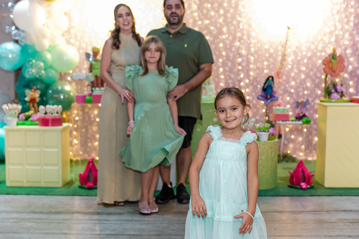 fotografias do aniversário de 5 anos da alice com o tema sininho no espaço dix localizado no campo belo zona sul de sao paulo sp