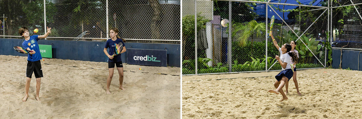 fotografias do aniversário de 11 anos da luiza com o tema beach tenis na arena jk calçadão no itaim bibi zona sul de sao paulo sp