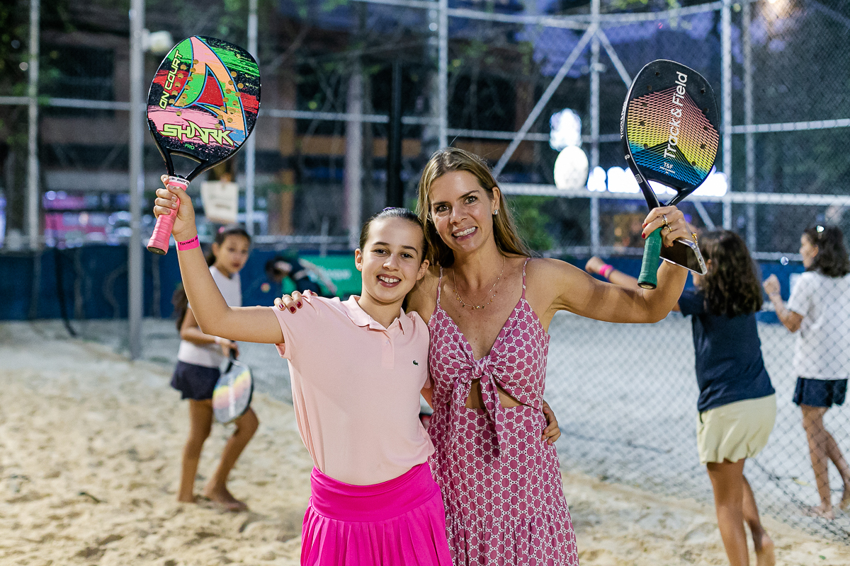 fotografias do aniversário de 11 anos da luiza com o tema beach tenis na arena jk calçadão no itaim bibi zona sul de sao paulo sp
