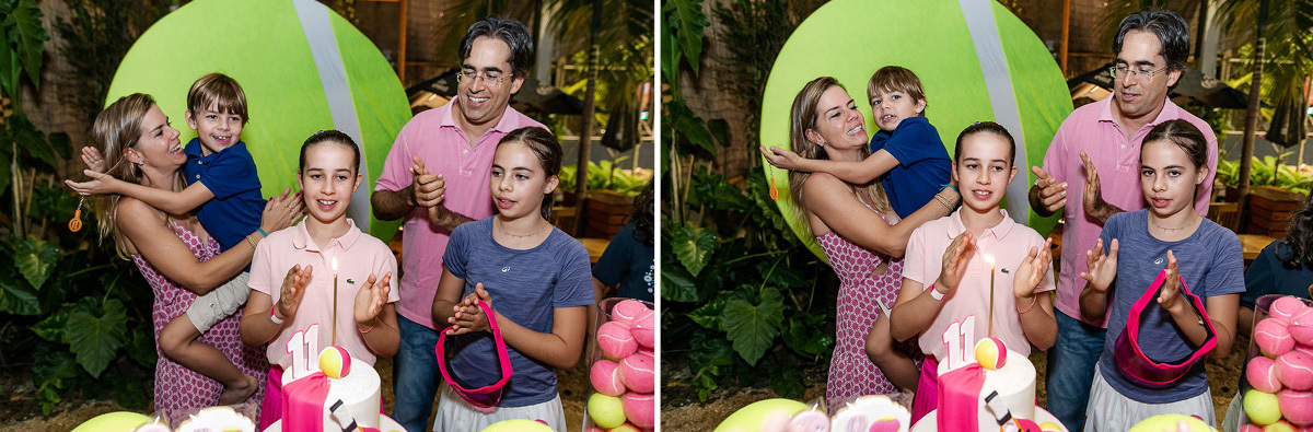 fotografias do aniversário de 11 anos da luiza com o tema beach tenis na arena jk calçadão no itaim bibi zona sul de sao paulo sp