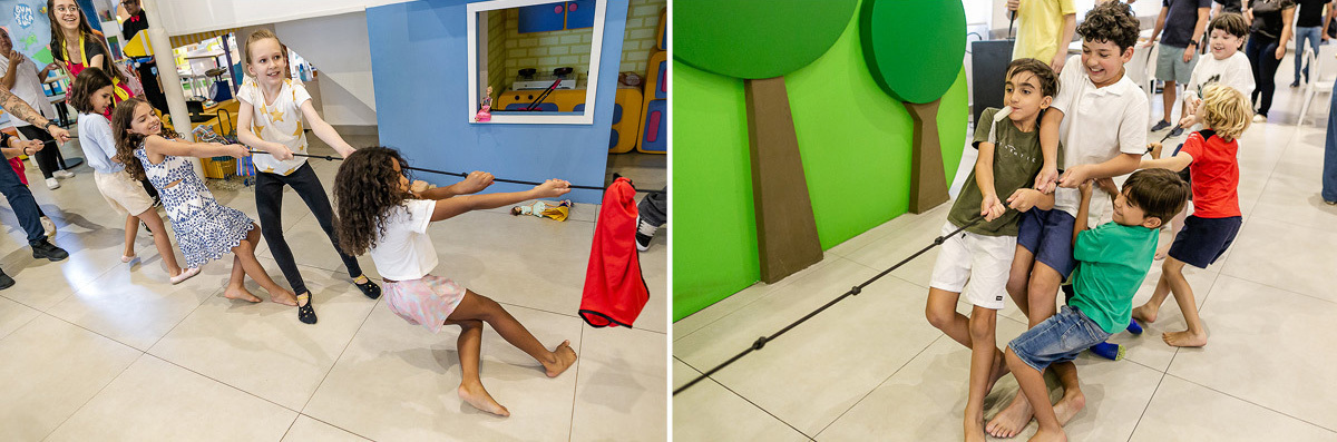 fotografias do aniversário de 4 anos da giulia e 8 anos da sofia com o tema unicornio no buffet espaço bumxicabum localizado em santana zona norte de sao paulo sp