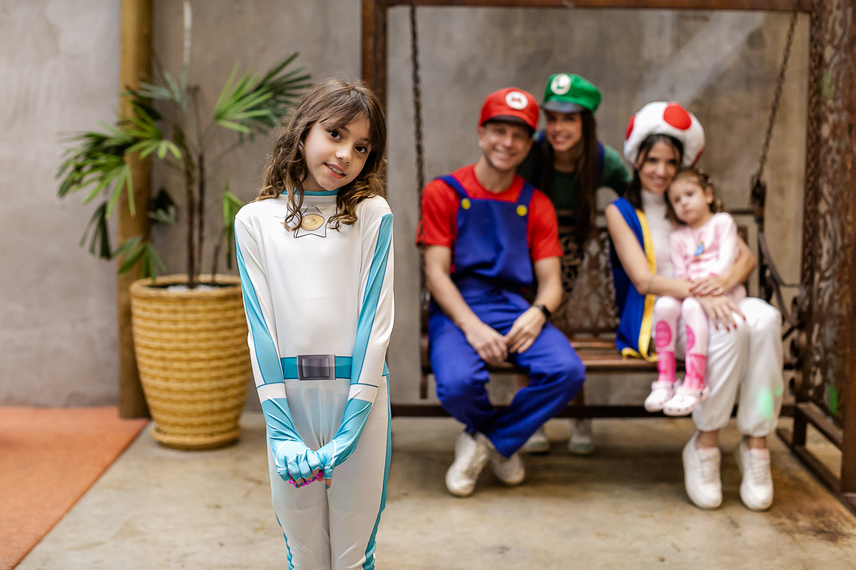fotografias do aniversário de 8 anos da Melissa com o tema Marios Bross no buffet Espaço Dix localizado no bairro do campo belo zona sul de sao paulo sp