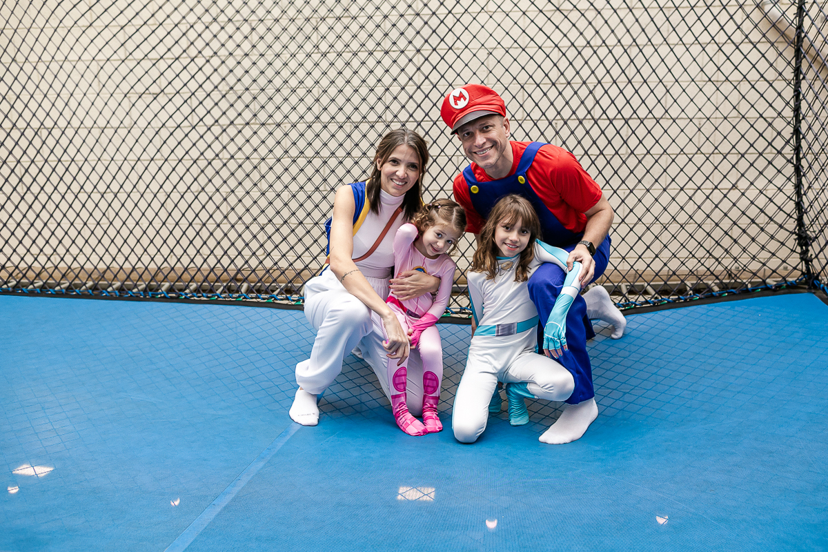 fotografias do aniversário de 8 anos da Melissa com o tema Marios Bross no buffet Espaço Dix localizado no bairro do campo belo zona sul de sao paulo sp