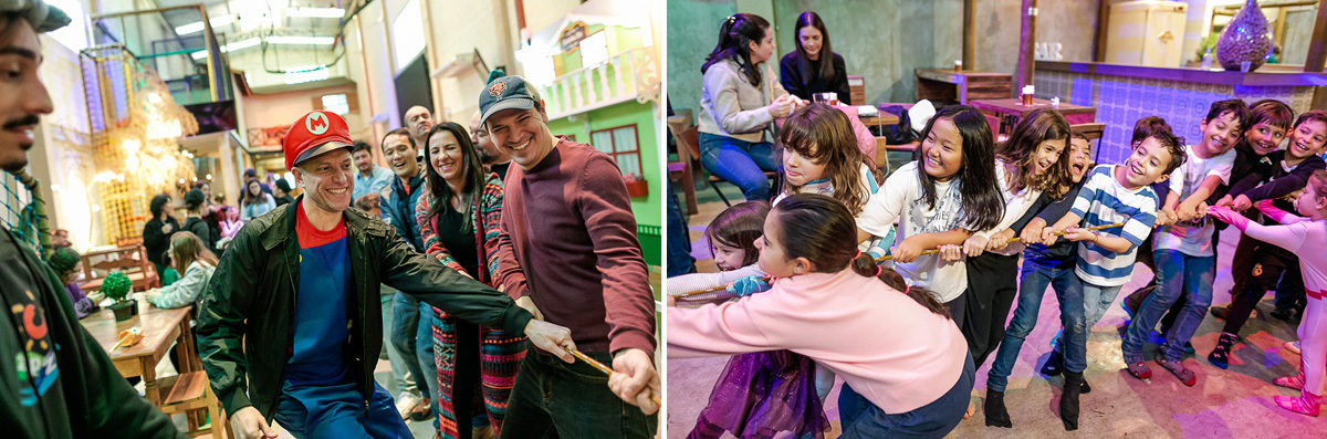 fotografias do aniversário de 8 anos da Melissa com o tema Marios Bross no buffet Espaço Dix localizado no bairro do campo belo zona sul de sao paulo sp