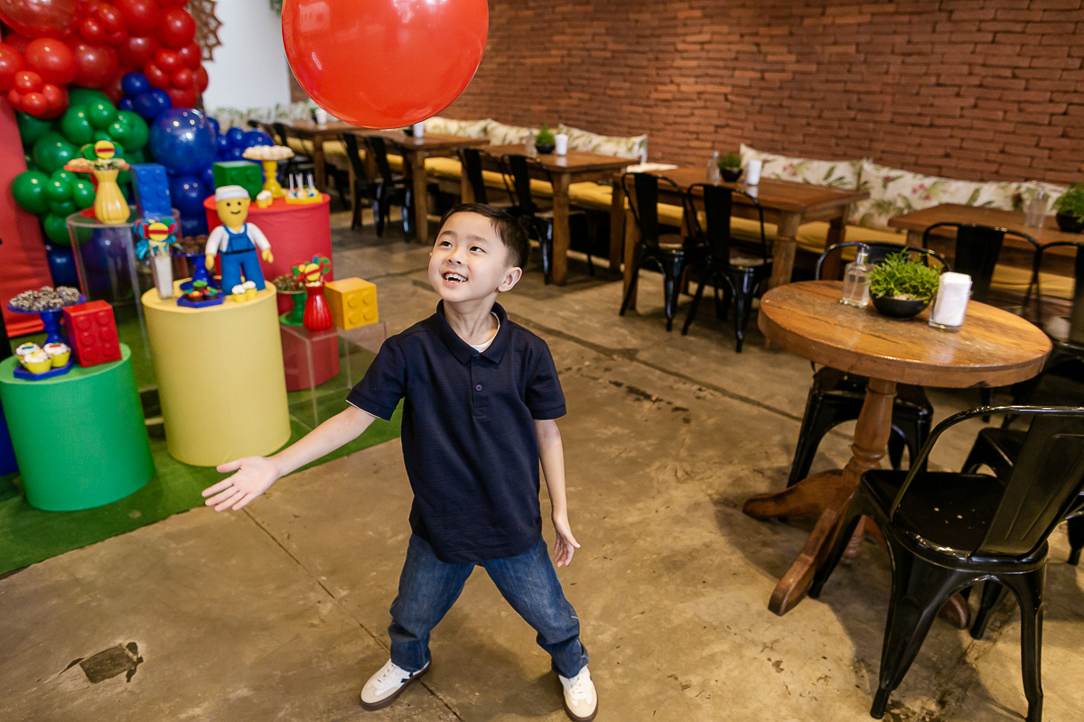 fotografias do aniversário de 8 anos do gabriel com o tema lego no buffet engenho moema na zona sul de sao paulo sp