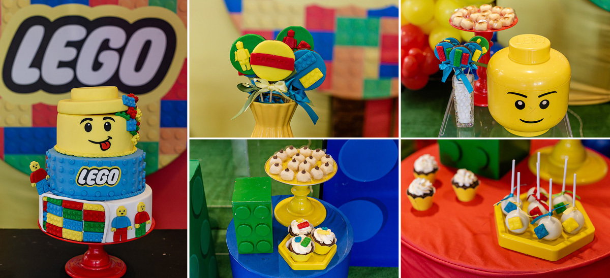 fotografias do aniversário de 8 anos do gabriel com o tema lego no buffet engenho moema na zona sul de sao paulo sp