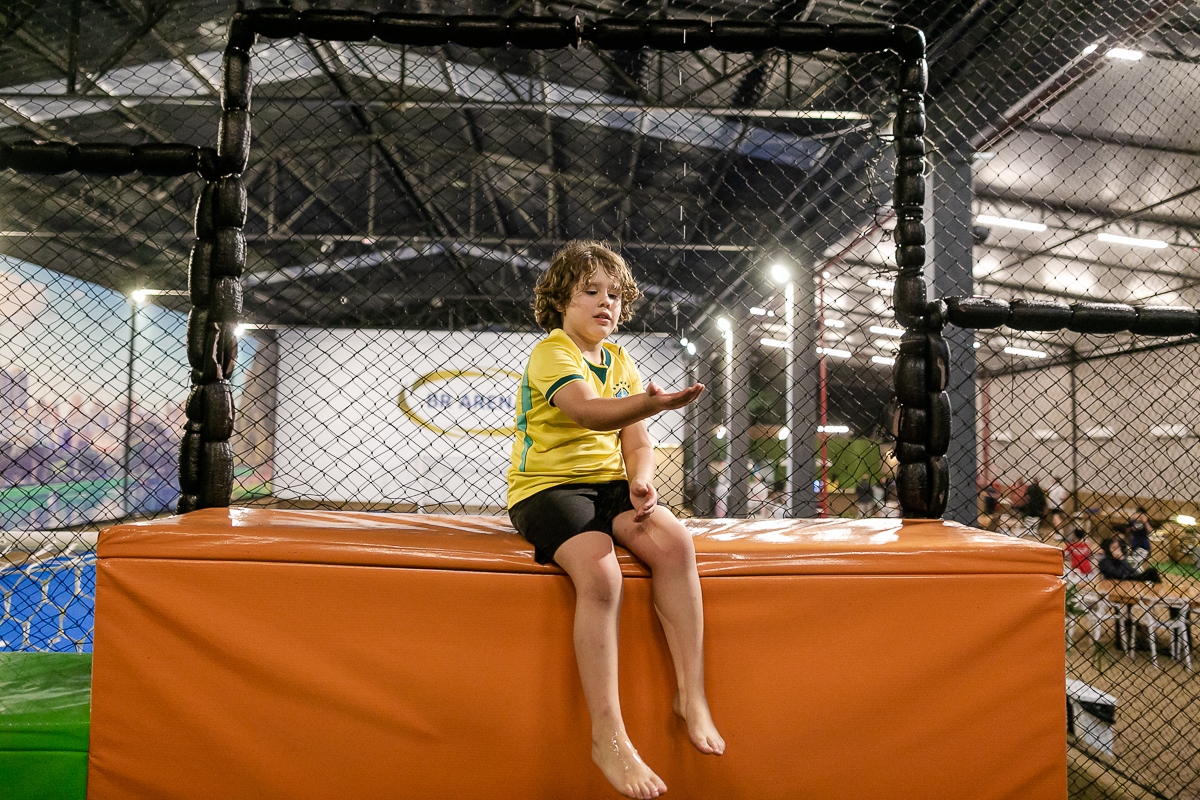 fotografias do aniversário de 7 anos do joão henrique com o tema copa do mundo de futebol na br arena zona sul de sao paulo sp