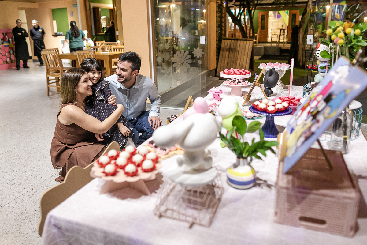 fotografias do aniversário de 7 anos da Alice com o tema hello kit no buffet jardim da manduri no campo belo zona sul de sao paulo sp