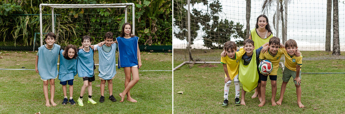fotografias do aniversário de 8 anos do bruno com o tema copa no mundo no quintal de casa no condominio sao pedro no guaruja sp