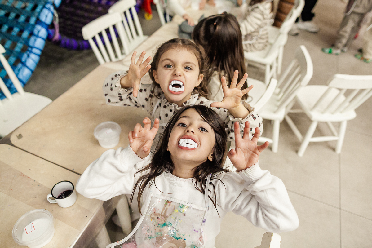 fotografias do aniversário de 5 anos da sophia e da liz no buffet reserva moema na zona sul de sao paulo sp