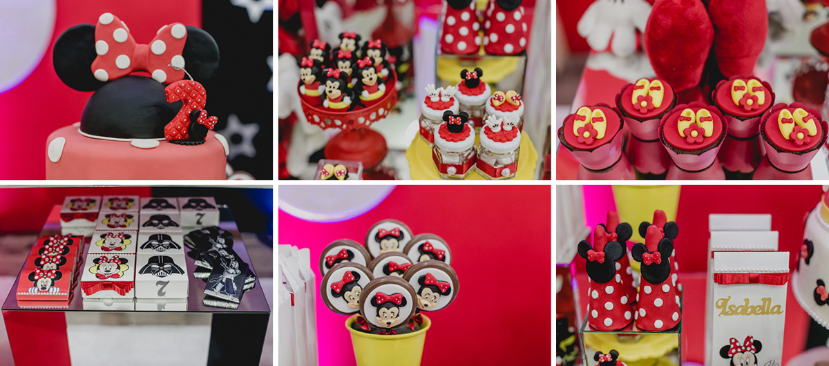 detalhes da mesa da minnie vermelha
