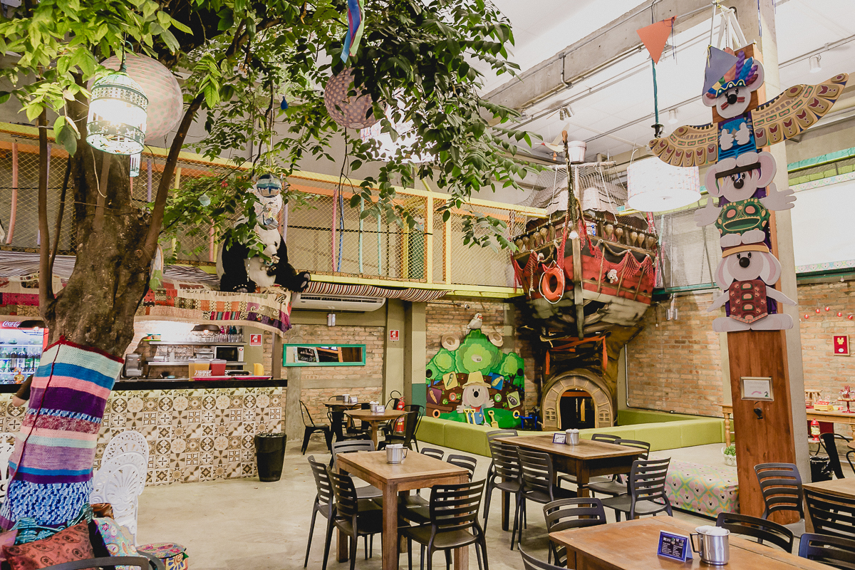 interior do buffet miniland tree em pinheiros