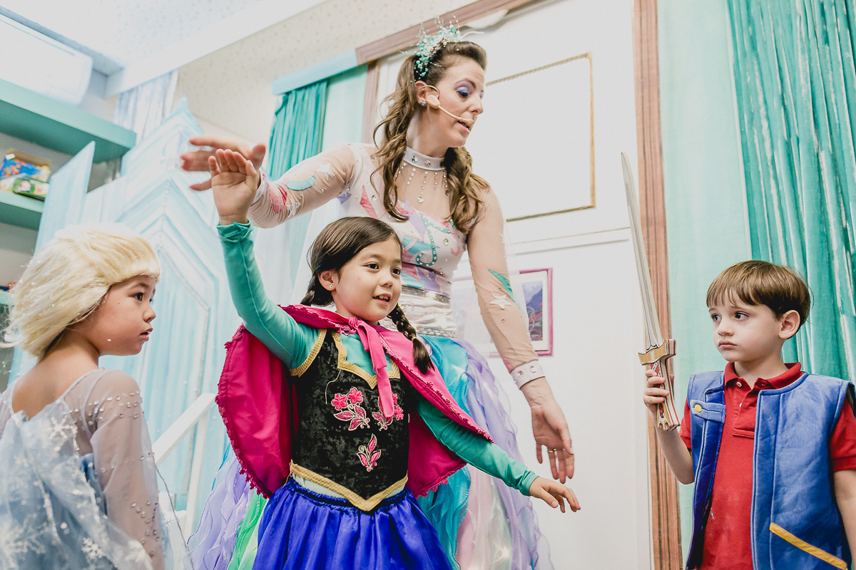 show da frozen com a caramelo estrelinha