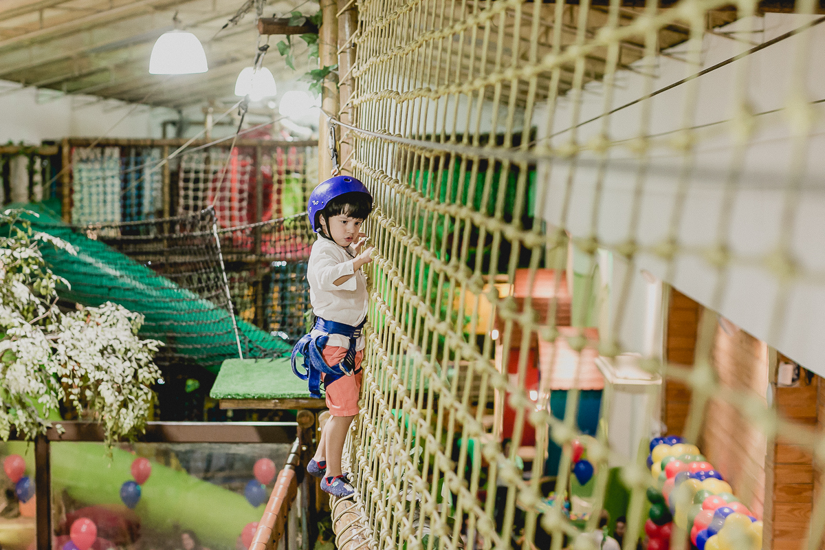 atravessando o arvorismo