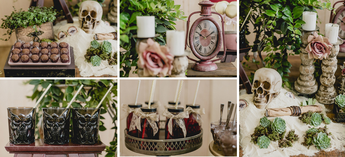 detalhes da mesa do bolo feita pela arte coisa e tal e tati carolino