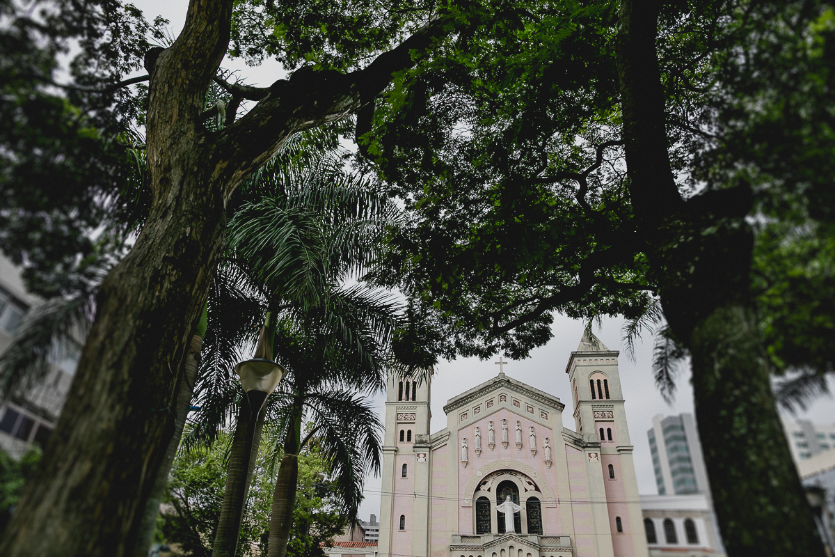 fachada da igreja matriz sagrada familia em sao caetano do sul sp
