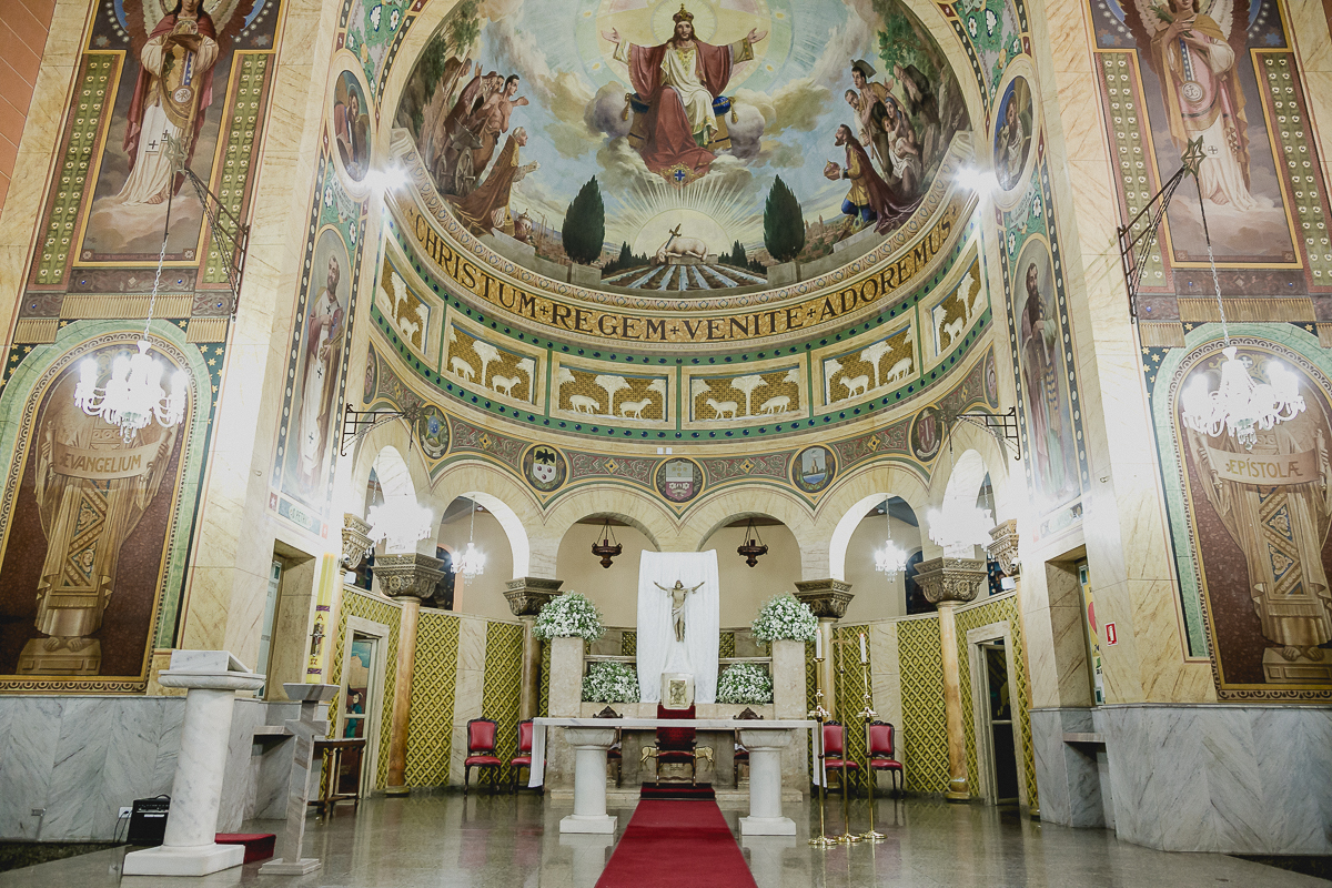 interior da igreja matriz sagrada familia em sao caetano do sul sp