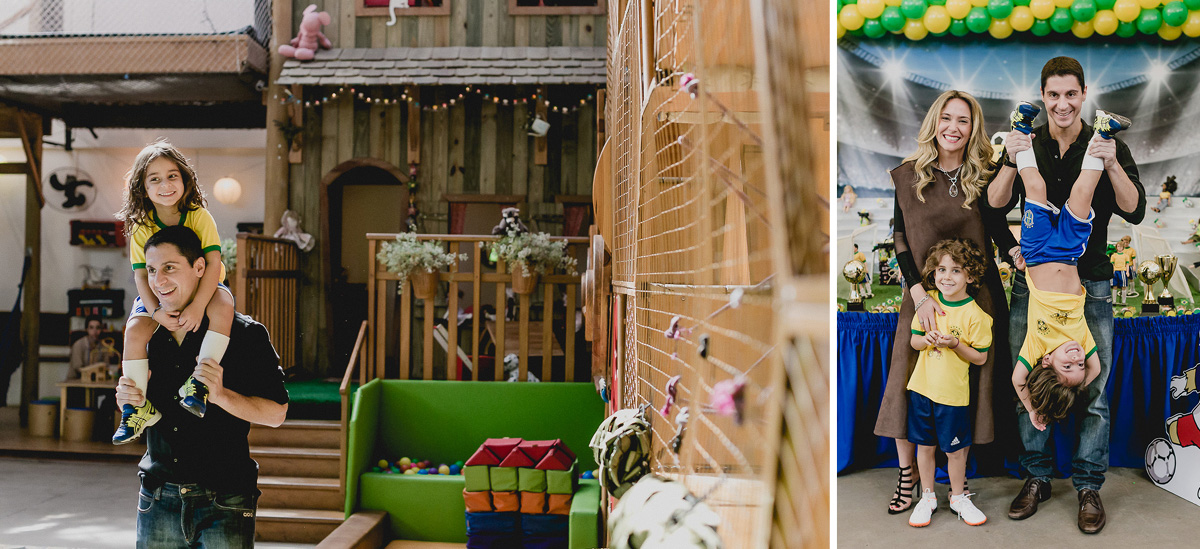 se divertindo com o papai no buffet espaço formigueiro
