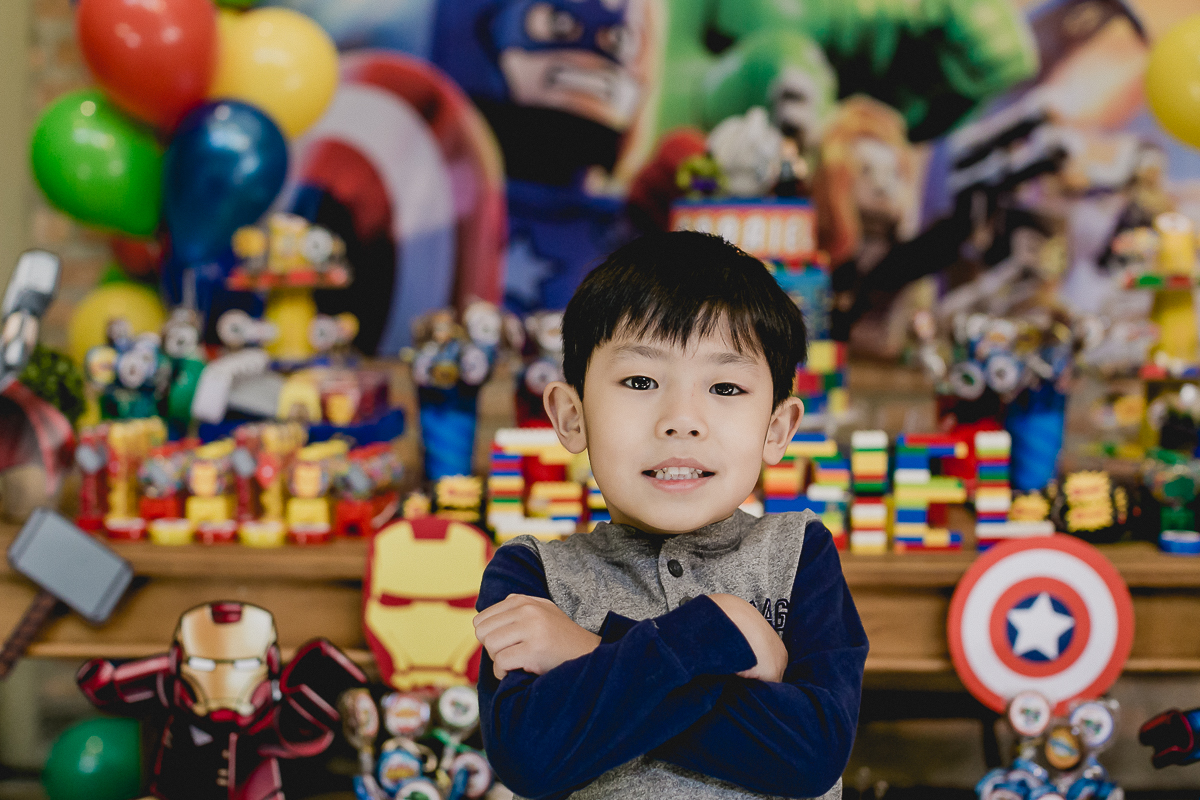 retrato do meu amigo gabriel la no buffet miniland
