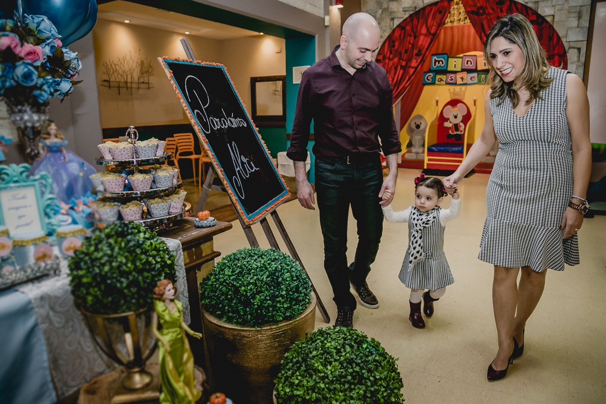 Chegando na festa no Buffet Miniland  - Tatuapé - SP