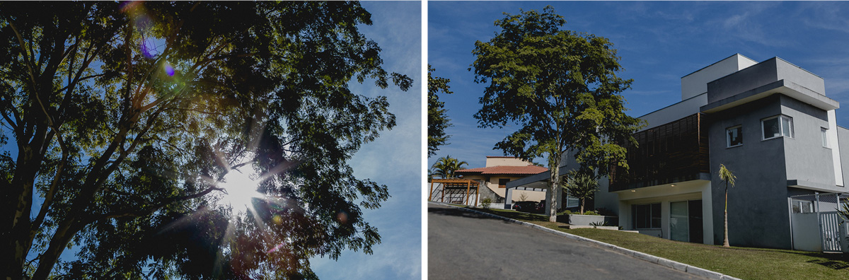 Fachada da casa na festa do Francisco no Residencial Euroville - Carapicuiba - SP