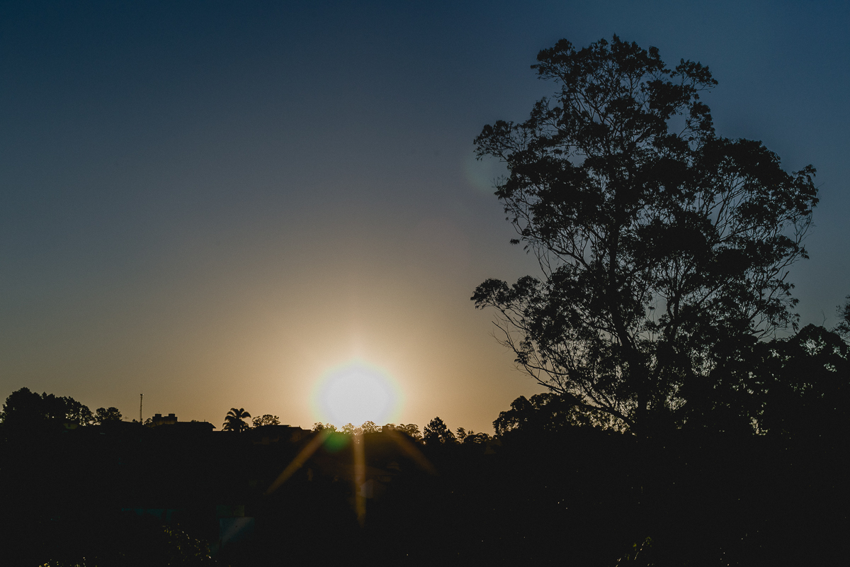Por do sol no quinta de casa no no Residencial Euroville - Carapicuiba - SP