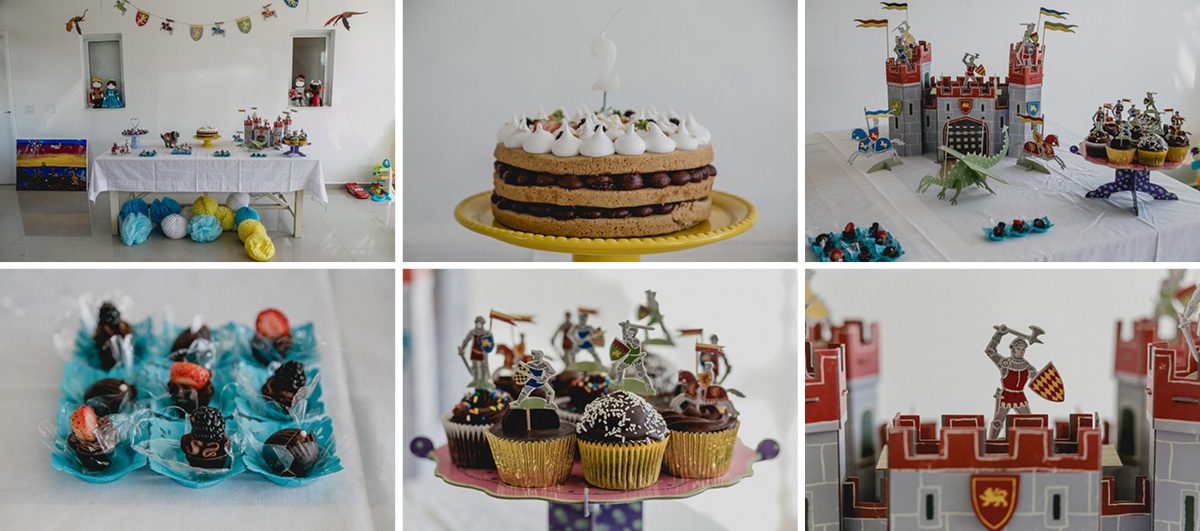 decoração da mesa do bolo do francisco no Residencial Euroville - Carapicuiba - SP