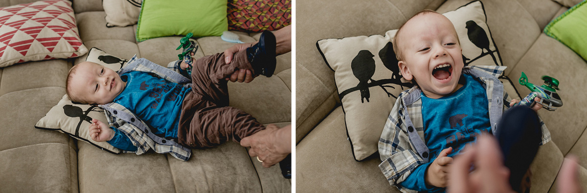 Vovo puxando as perninhas do francisco no Residencial Euroville - Carapicuiba - SP